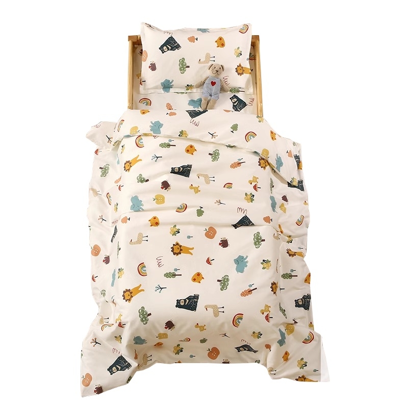 清新簡約牀品 幼兒園寶寶舒適睡眠套件