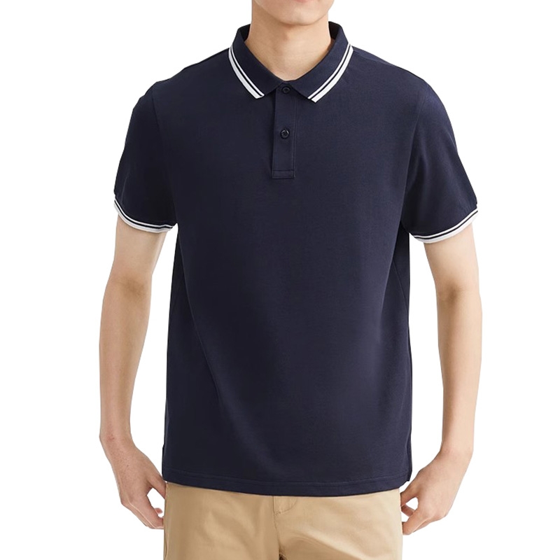 翻領商務休閒翻領 T 恤 企業工裝定製印