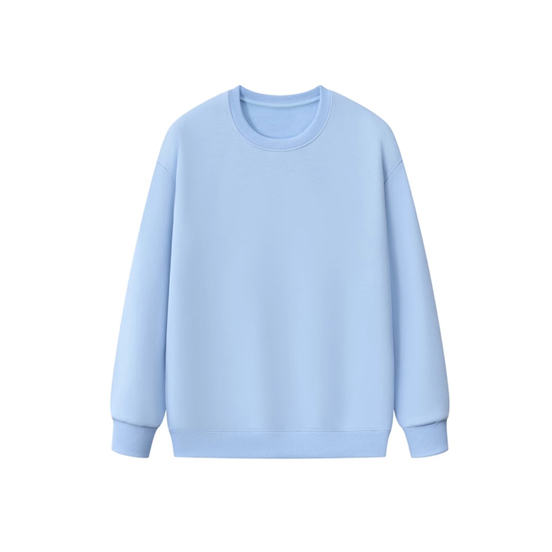 重磅棉衛衣定製工作服，秋冬長袖圓領