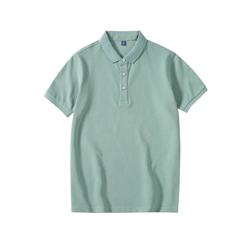 重磅商務polo衫，團體服定製工作服棉質翻領短袖純色T恤