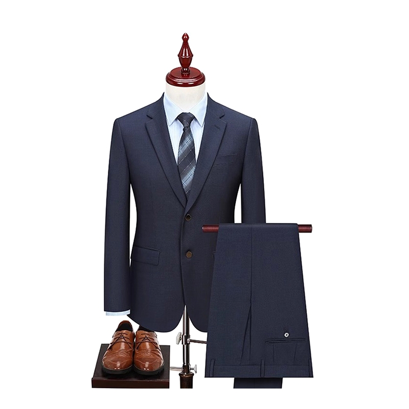 男士西裝，商務休閒藏藍色西服套裝