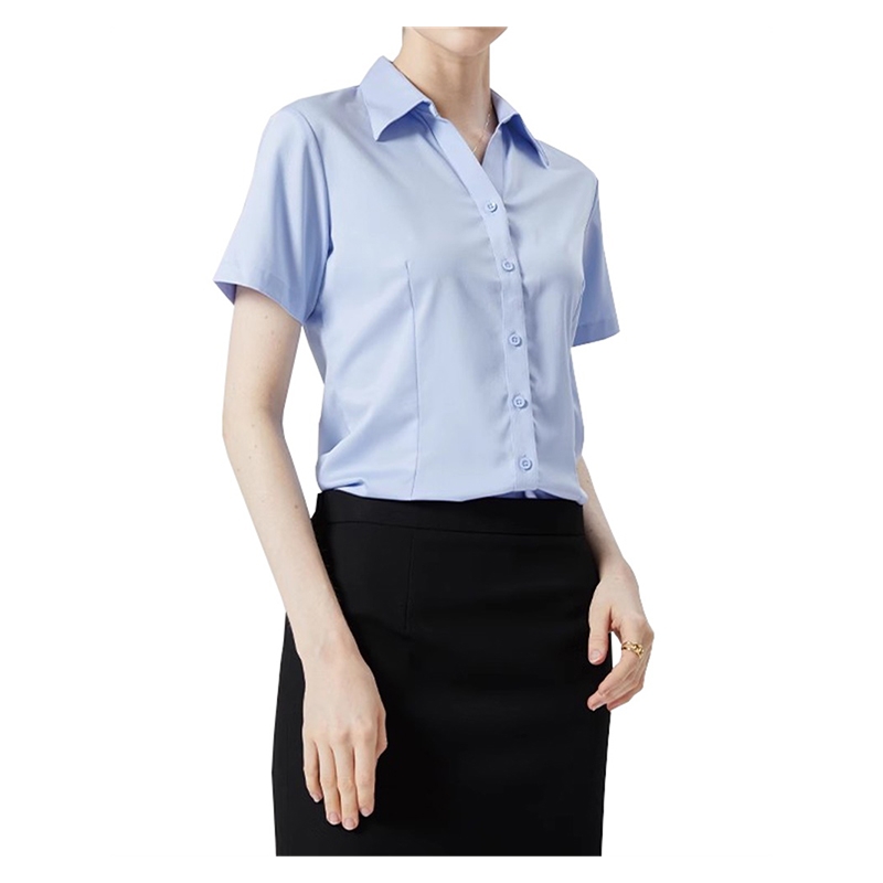 女士夏季短袖職業裝 免燙工裝氣質工作服
