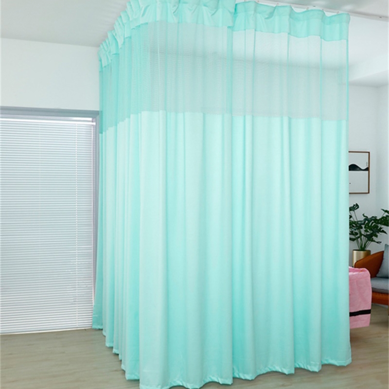 醫院護理院診所隔斷簾，牀位隱私防護，半透明透氣抗菌，多顏色和尺寸定製