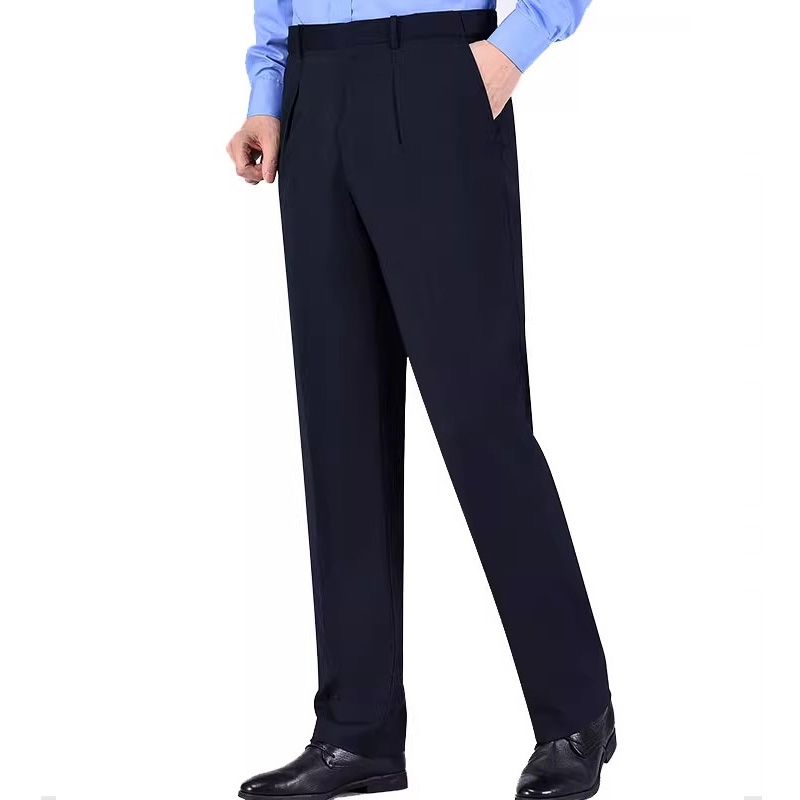 Non-iron, crease-resistant men‘s trousers Versatile formal trousers for work and commuting