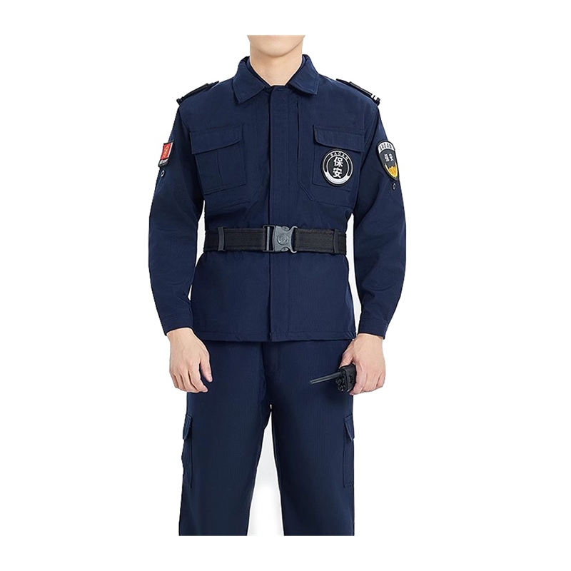 熱銷男女同款警務風制服 藏青色工裝套裝 多崗位適用