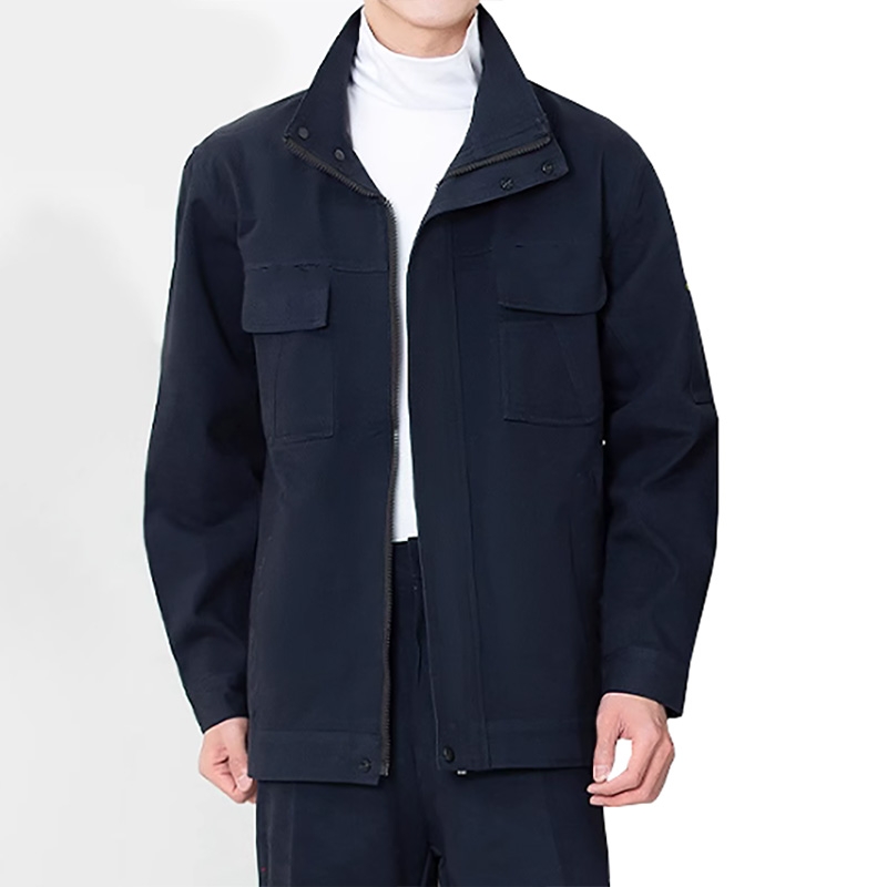 棉質長袖工作服套裝  防燙耐磨電工焊工 勞保服汽修廠服