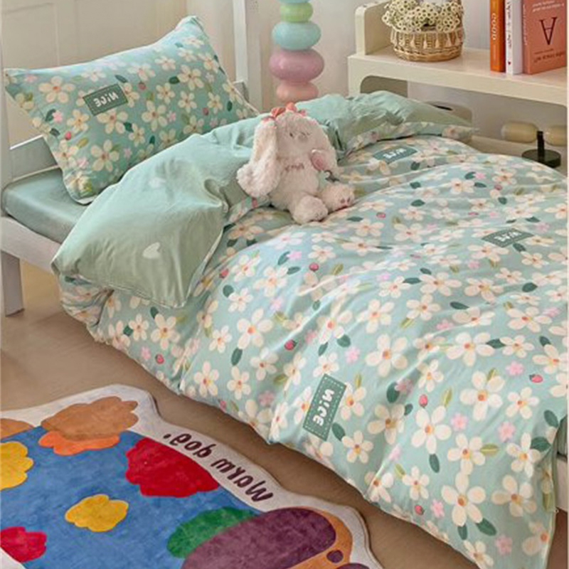 秋冬季親膚舒適棉質花卉被子被套